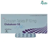 Clobakem 10 mg Tablet 10's, Pack of 10 TabletS