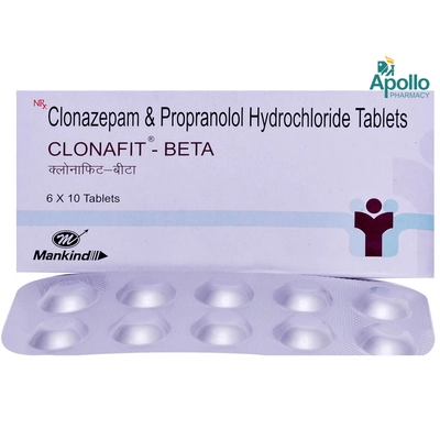 Clonafit Beta Tablet 10's, Pack of 10 TabletS