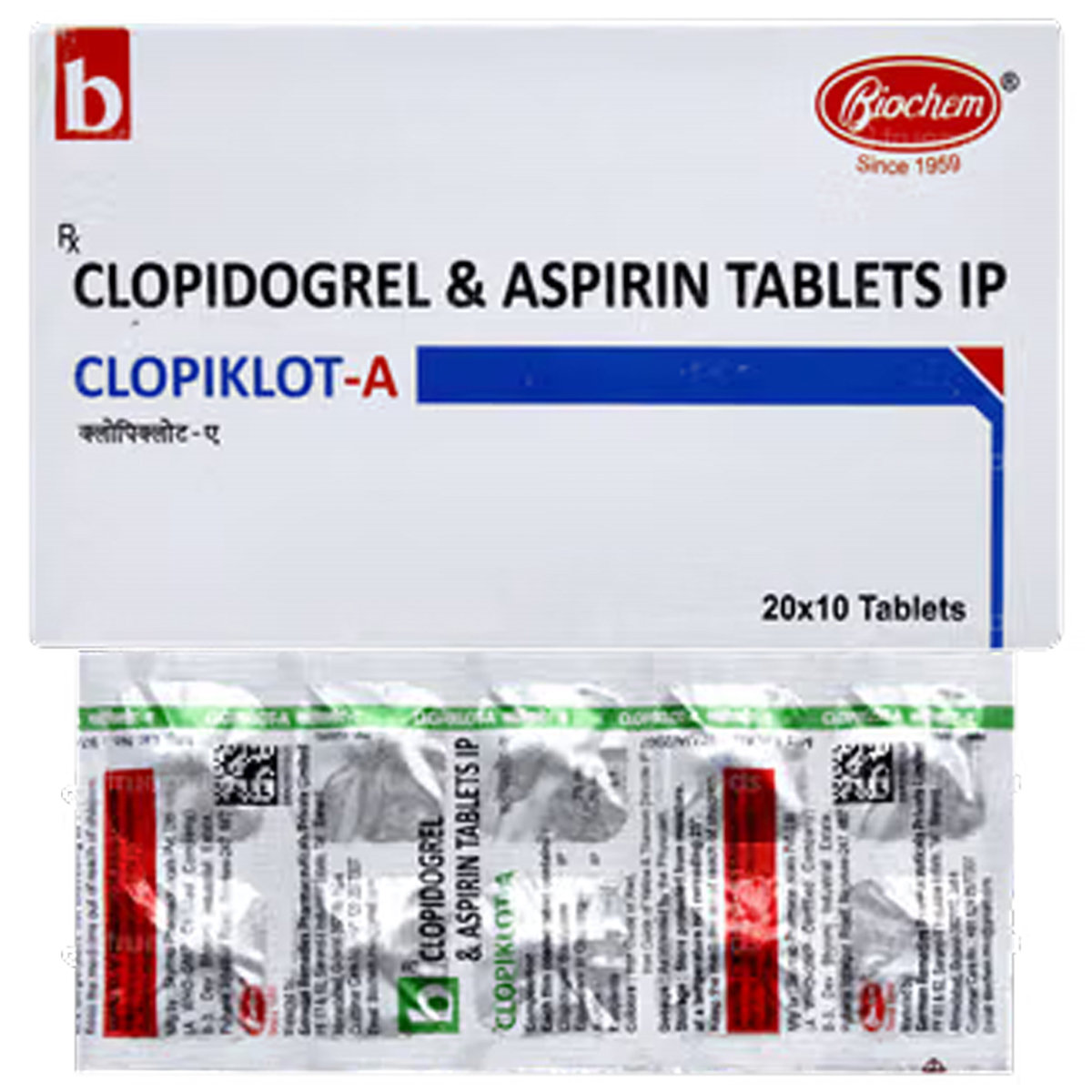 Clopiklot-A 75 mg Tablet 10's, Pack of 10 Clopiklot-A 75 mg Tablet 10's, Pack of 10