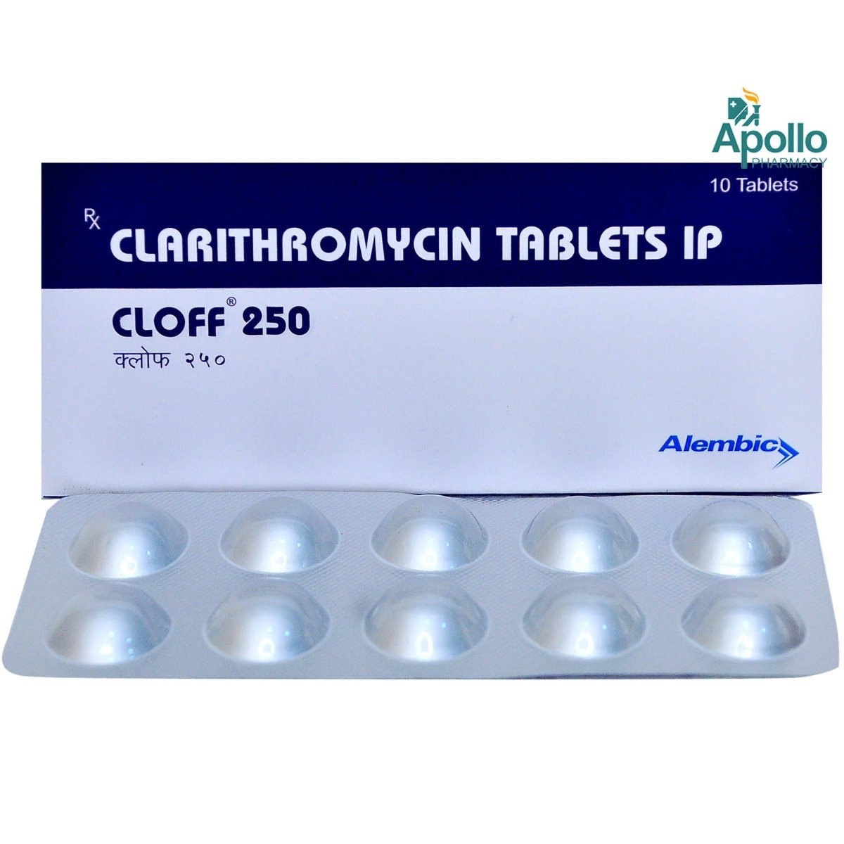 Cloff 250 Tablet 10's, Pack of 10 TABLETS Cloff 250 Tablet 10's, Pack of 10 TABLETS