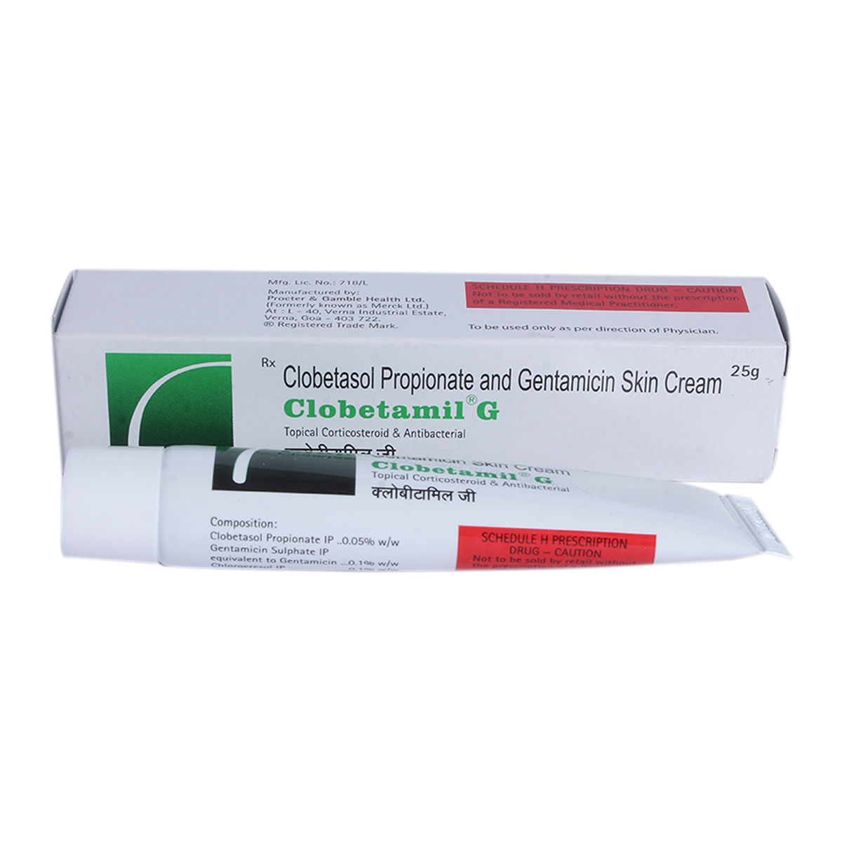 Clobetamil G Cream 25 gm, Pack of 1 Cream