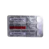 Clonotril 1 mg DT Tablet 15's, Pack of 15 TabletS