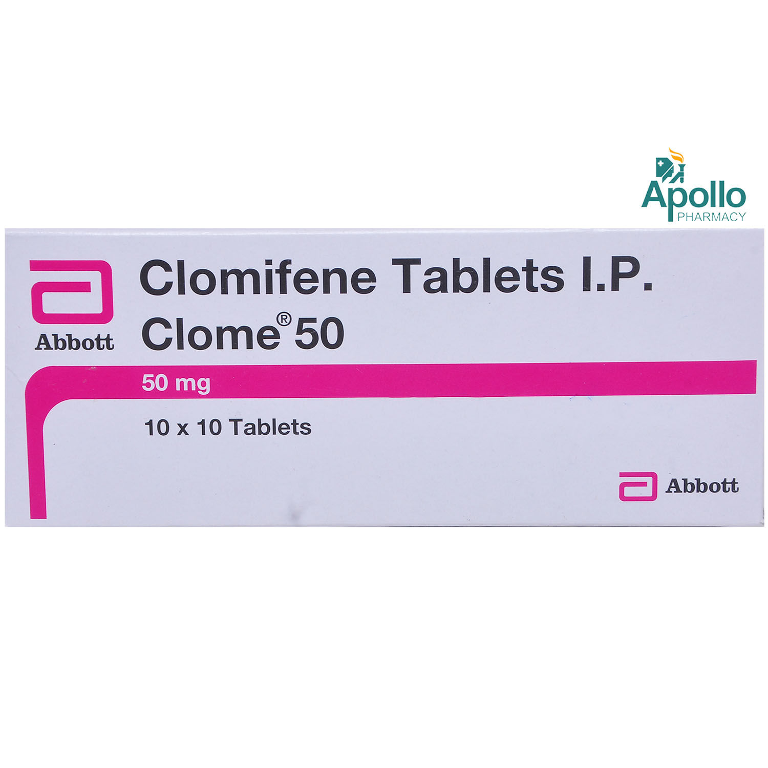 Buy Clome 50 Tablet 10's Online