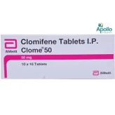 Clome 50 Tablet 10's, Pack of 10 TABLETS