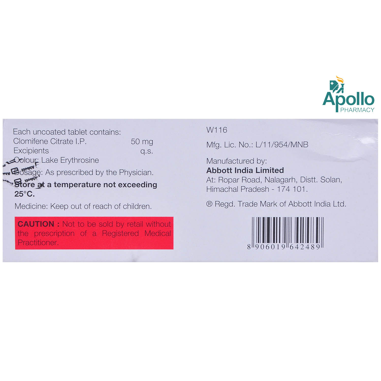 Clomiphene without prescription