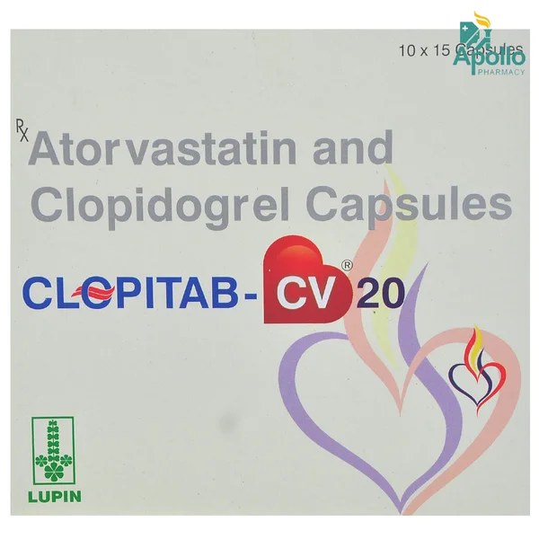 Clopitab CV 20 Capsule 15's, Pack of 15 CAPSULES