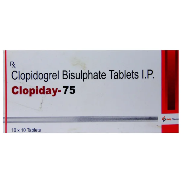 Clopiday 75 mg Tablet 10's