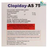 Clopiday AS 75 Tablet 10's, Pack of 10 TABLETS
