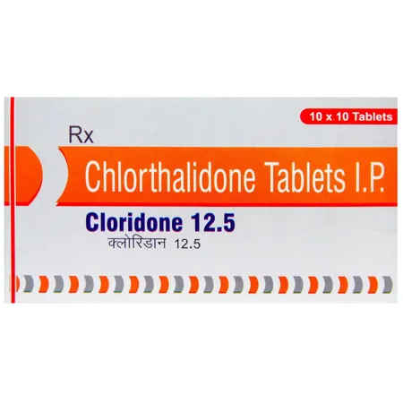 CLORIDONE 12.5MG TABLET 10'S