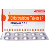 CLORIDONE 12.5MG TABLET 10'S, Pack of 10 TABLETS