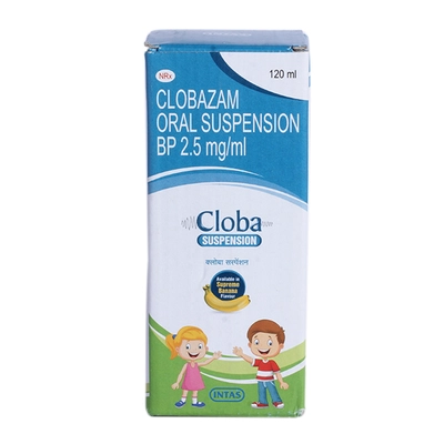 Cloba 2.5mg Banana Flav Suspension 120ml, Pack of 1 Liquid