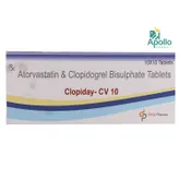Clopiday CV 10 Tablet 10's, Pack of 10 TABLETS