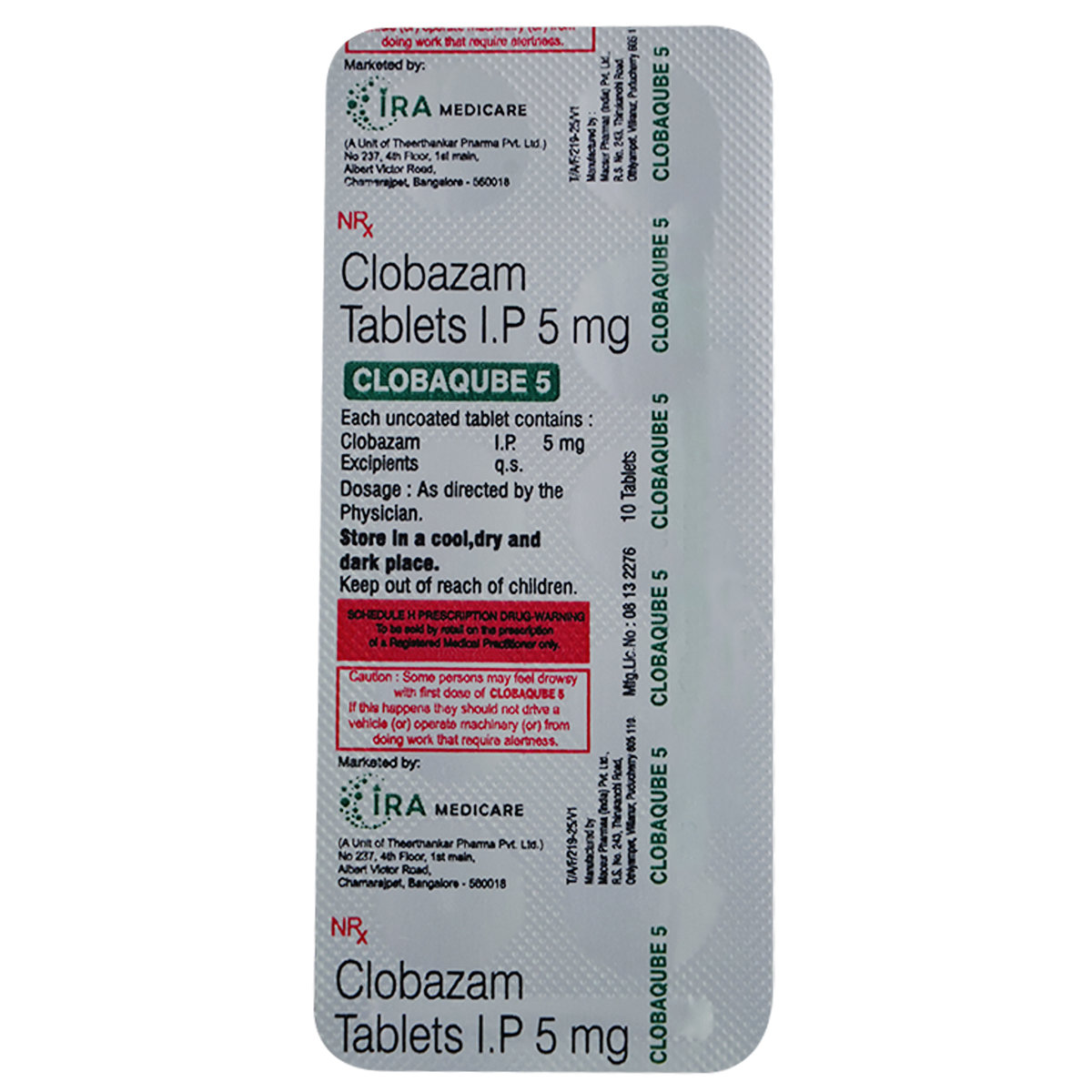 Clobaqube 5 Tablet 10's, Pack of 10 Clobaqube 5 Tablet 10's, Pack of 10