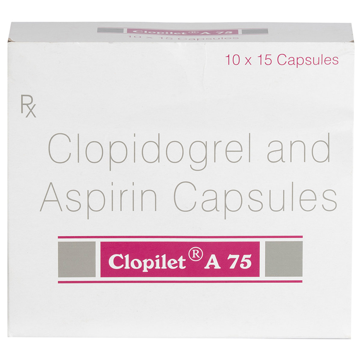 Clopilet A 75 Capsule 15's, Pack of 15 CAPSULES Clopilet A 75 Capsule 15's, Pack of 15 CAPSULES