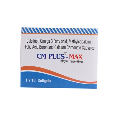 CM Plus Max Softgel Capsule 10's, Pack of 10 CapsuleS