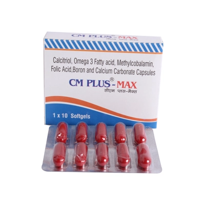 CM Plus Max Softgel Capsule 10's, Pack of 10 CapsuleS