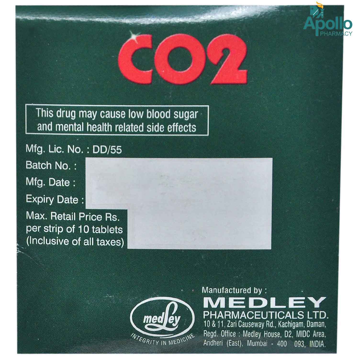 CO2 Tablet 10's, Pack of 10 TabletS CO2 Tablet 10's, Pack of 10 TabletS