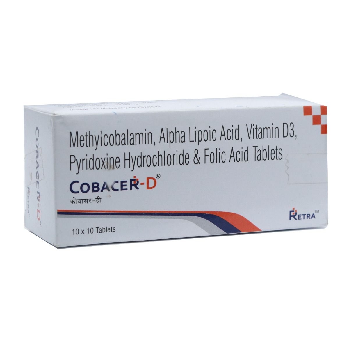 Buy Cobacer D Tablet 10's Online