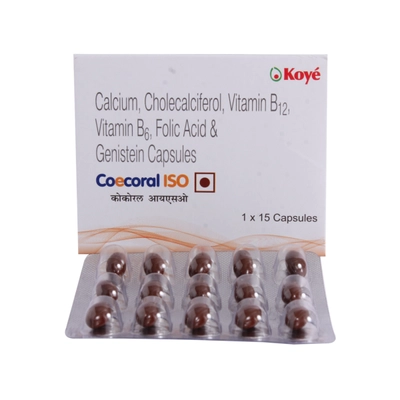 Coecoral ISO Softgel Capsule 15's, Pack of 15 CapsuleS