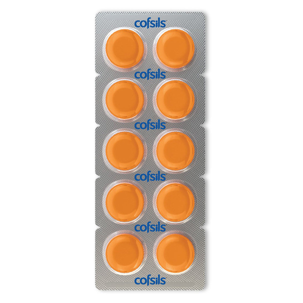 Cofsils Orange Flavour, 10 Lozenges, Pack of 10 Cofsils Orange Flavour, 10 Lozenges, Pack of 10