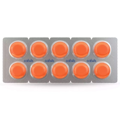 Cofsils Orange Lozenges 10's, Pack of 10 LozengesS