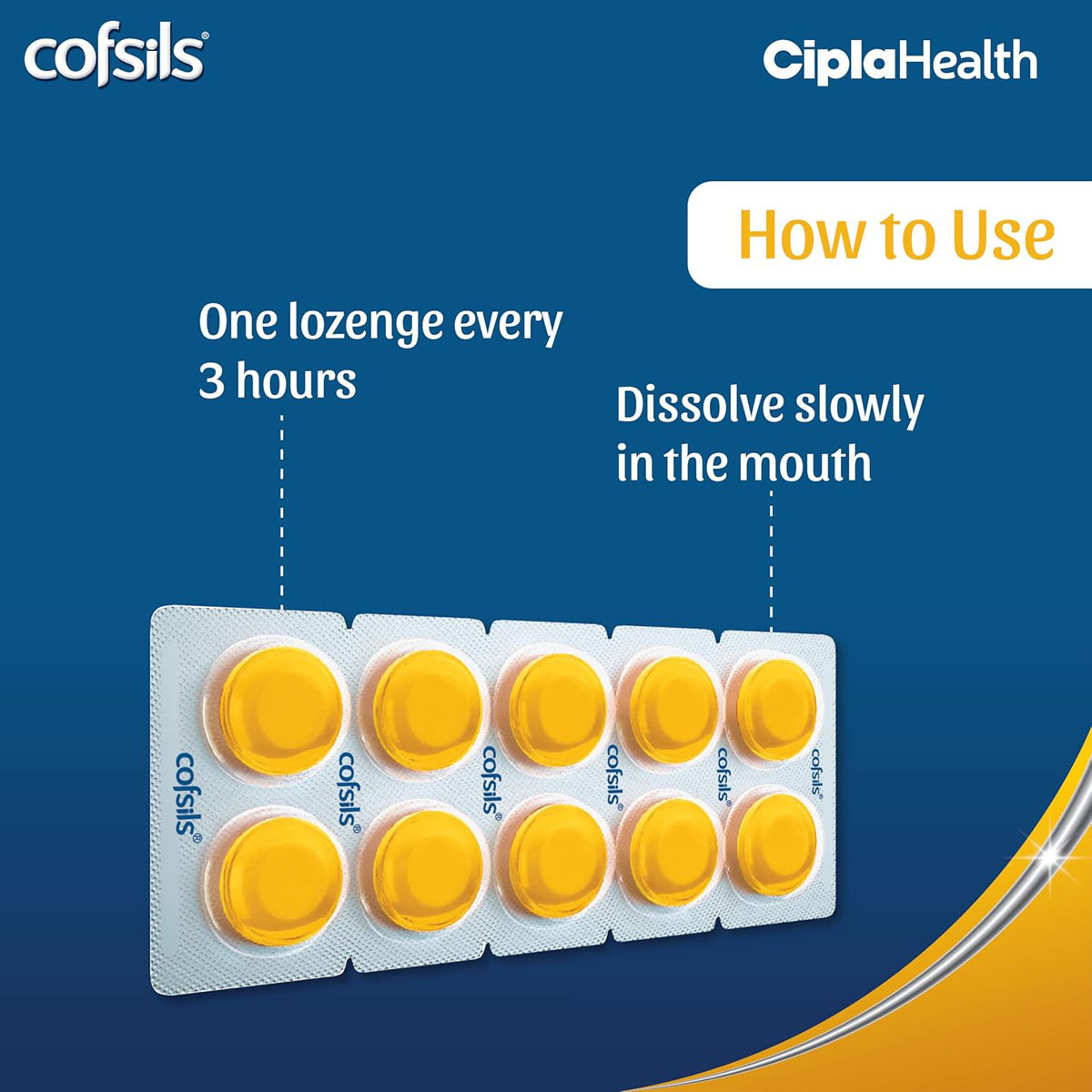 Cofsils Mulethi Flavor Lozenges, 10 Count, Pack of 10 Cofsils Mulethi Flavor Lozenges, 10 Count, Pack of 10