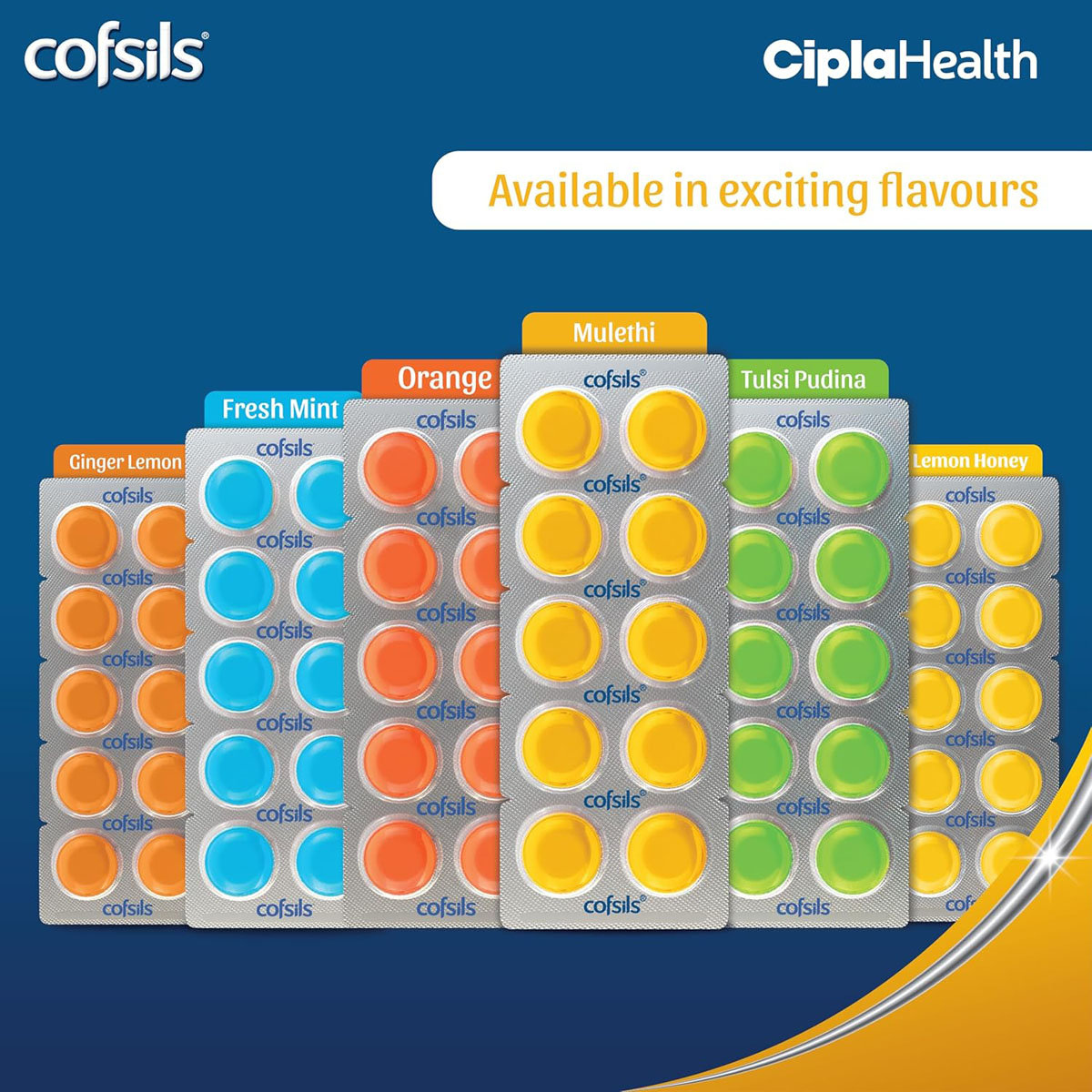 Cofsils Mulethi Flavor Lozenges, 10 Count, Pack of 10 Cofsils Mulethi Flavor Lozenges, 10 Count, Pack of 10