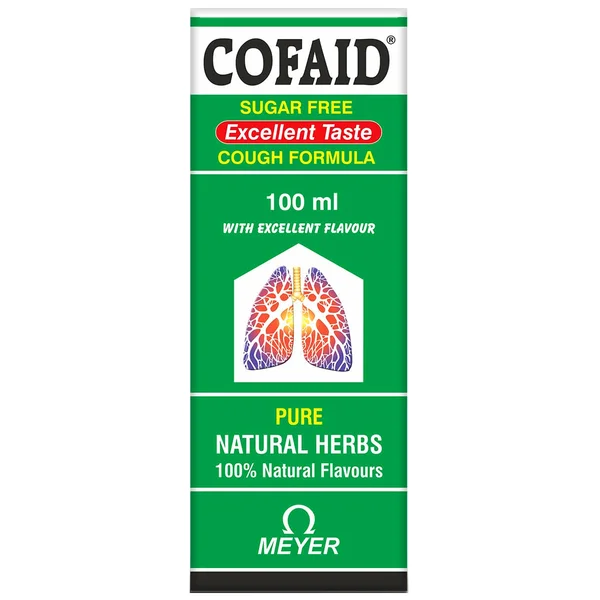 Cofaid Excellent Flavour Sugar Free Cough Syrup, 100 ml