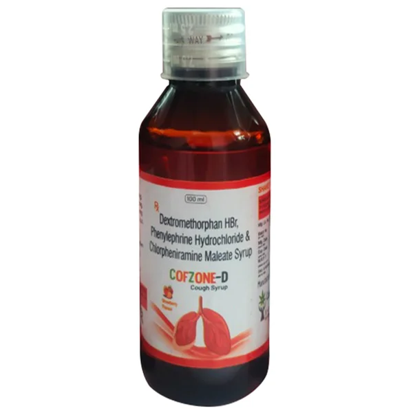 Cofzone-D Sugar Free Syrup 100 ml, Pack of 1
