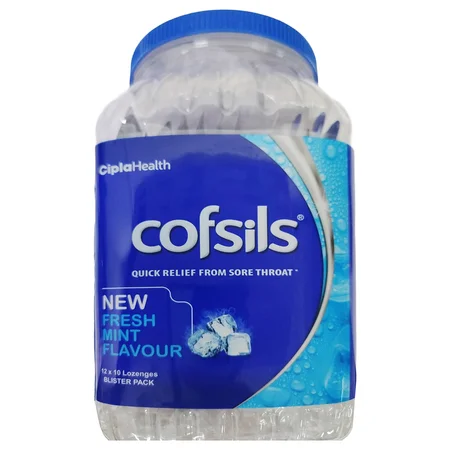Cofsils New Fresh Mint Flavour Lozenges, 120 Count