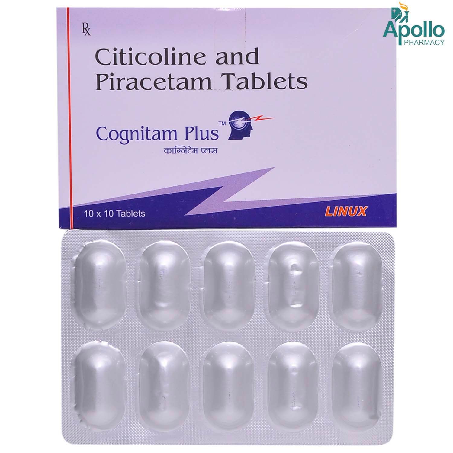 Buy Cognitam Plus Tablet 10's Online