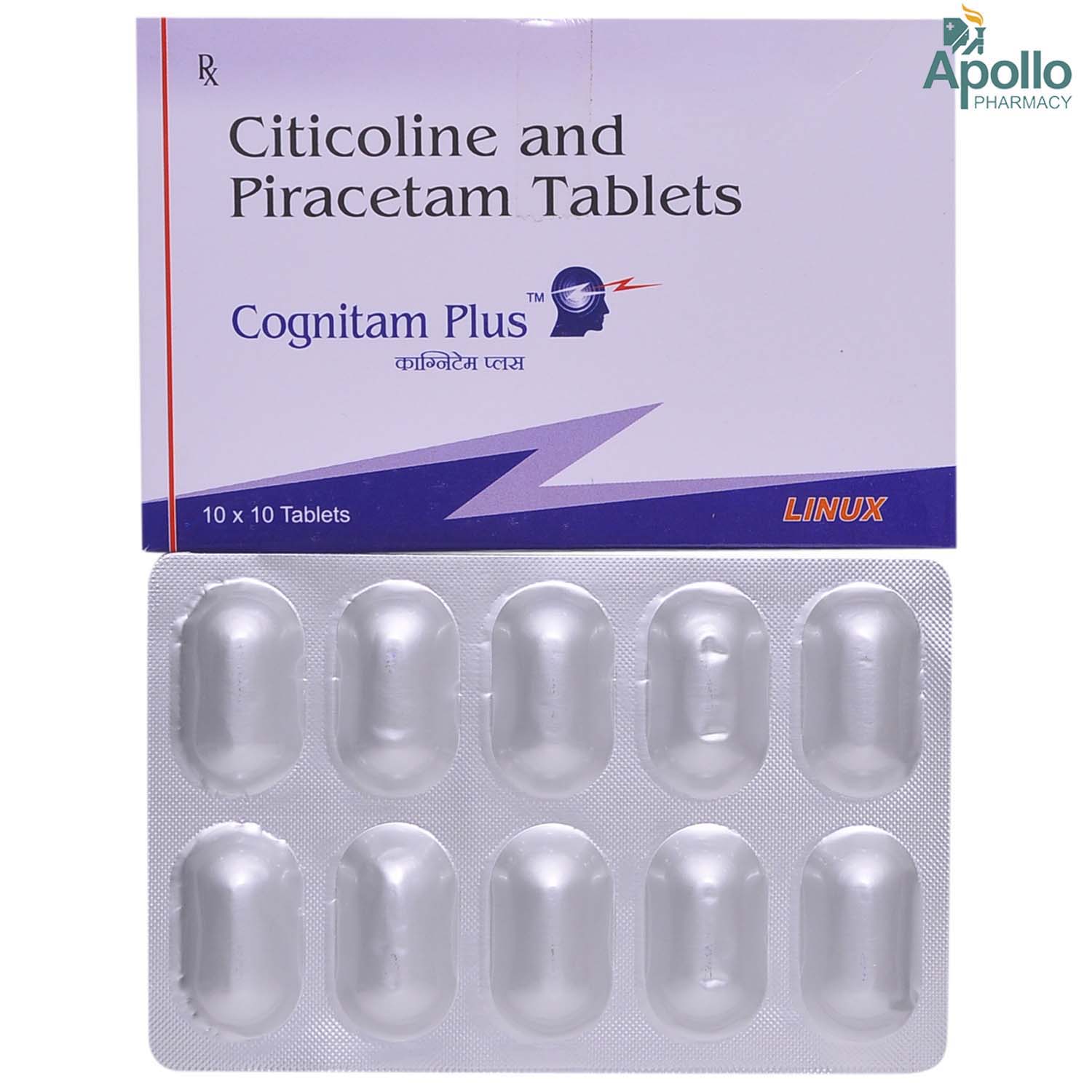 Cognitam Plus Tablet 10's, Pack of 10 Cognitam Plus Tablet 10's, Pack of 10