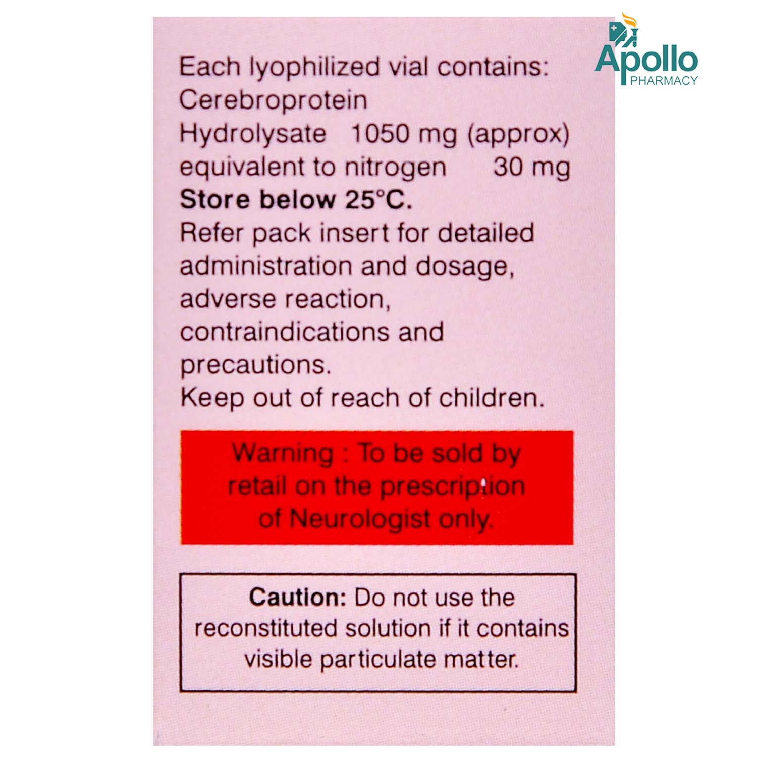 Cognistar 30 Injection 1's, Pack of 1 INJECTION Cognistar 30 Injection 1's, Pack of 1 INJECTION