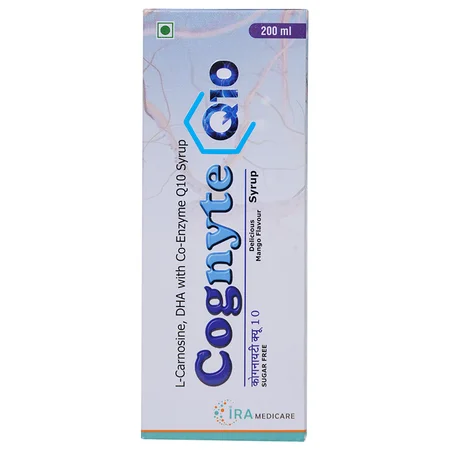 Cognyte Q10 Sugar Free Delicious Mango Flavour Syrup 200 ml