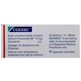 Colvac Tablet 10's, Pack of 10 TABLETS
