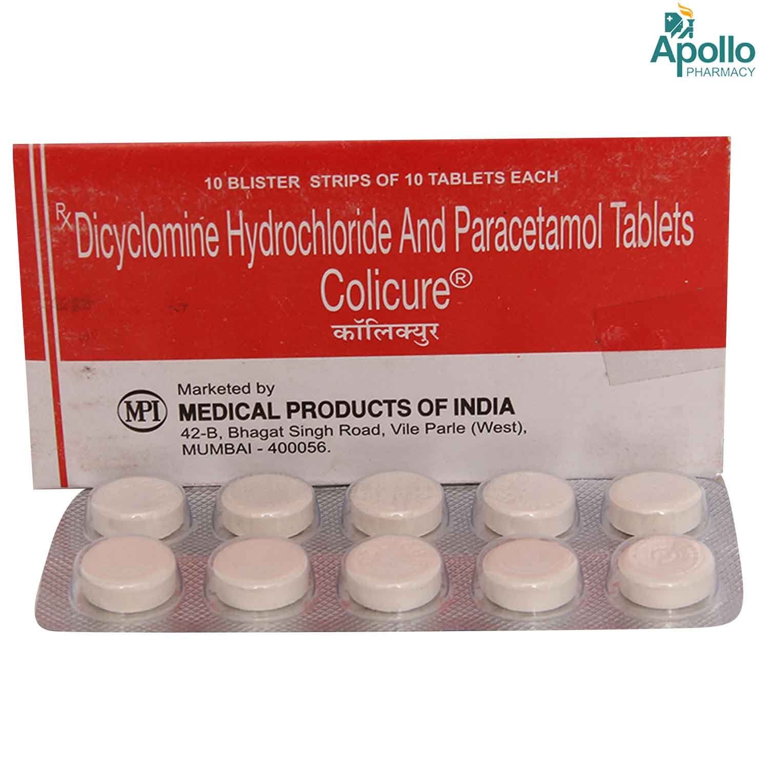 Colicure Tablet 10's, Pack of 10 TabletS Colicure Tablet 10's, Pack of 10 TabletS