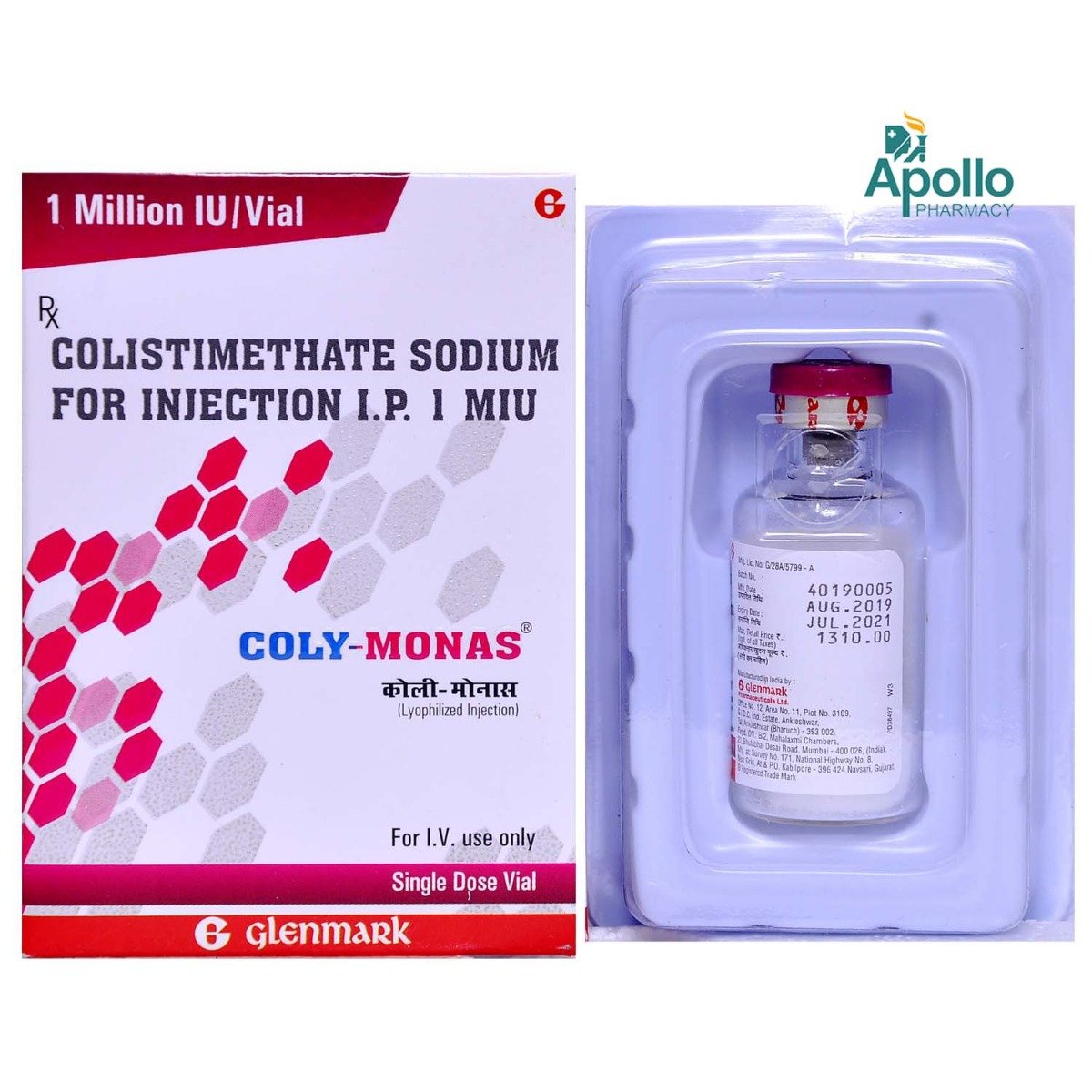Coly-Monas Injection, Pack of 1 INJECTION Coly-Monas Injection, Pack of 1 INJECTION