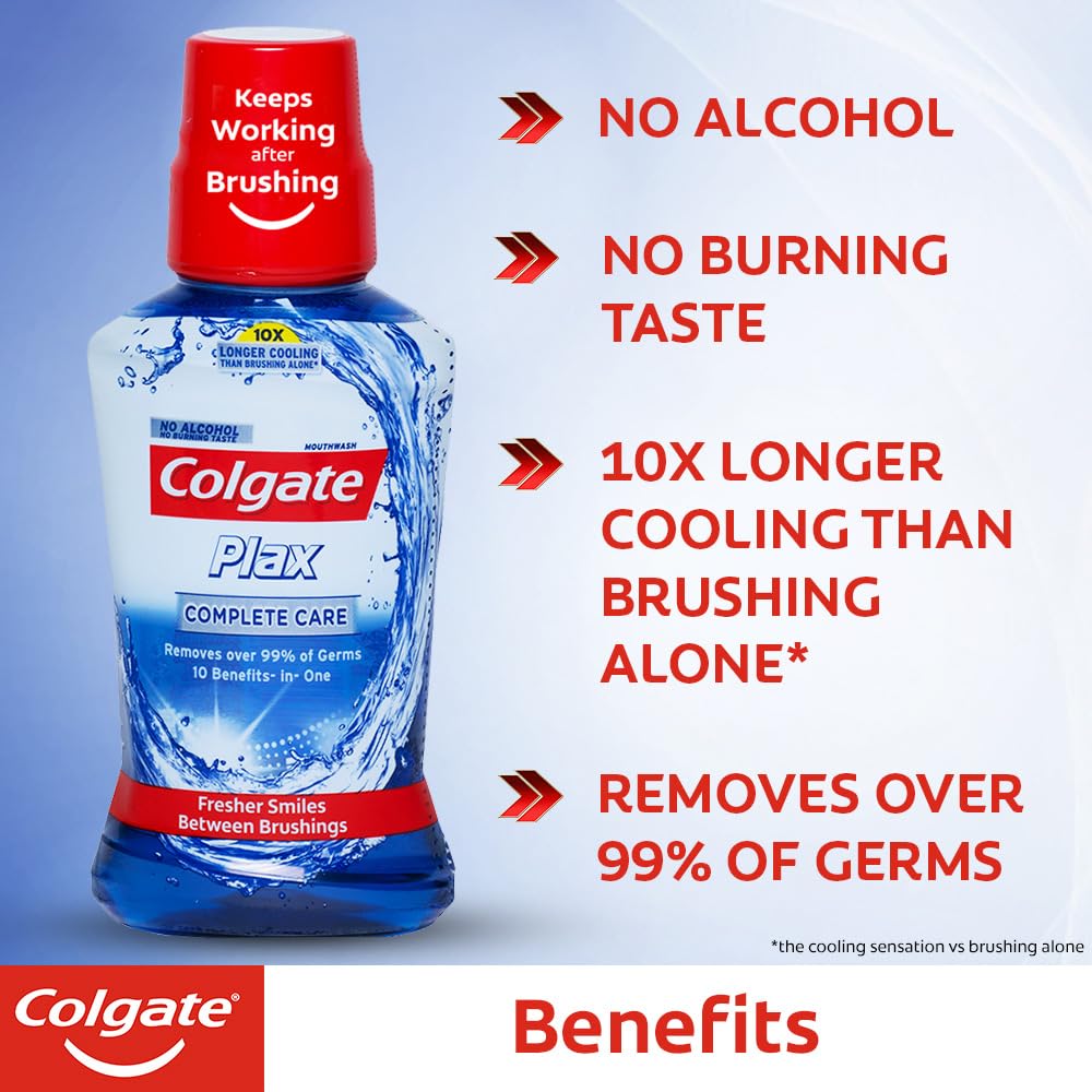 Colgate Plax Complete Care Mouthwash, 250 ml, Pack of 1 Colgate Plax Complete Care Mouthwash, 250 ml, Pack of 1