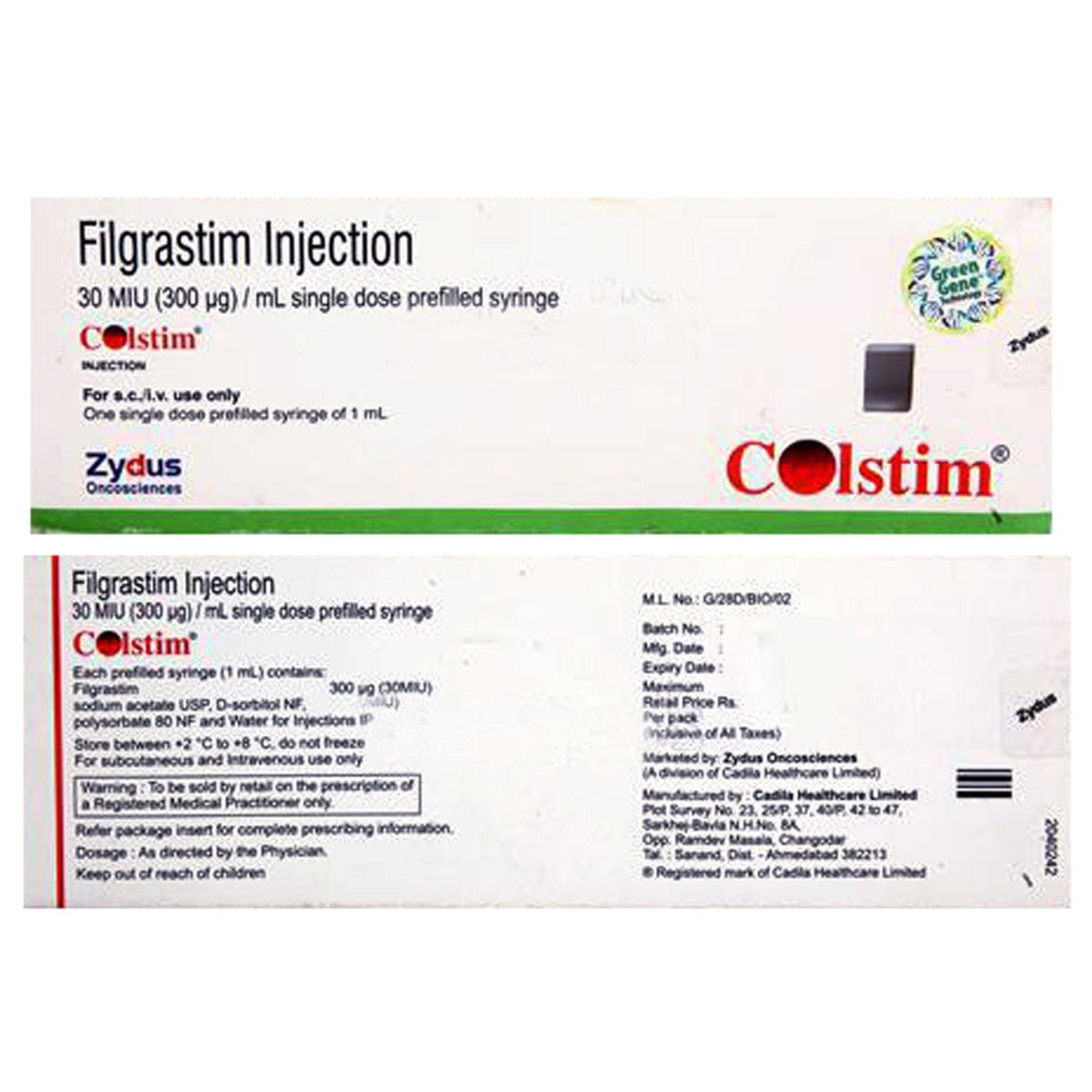 Colstim Injection 1 ml, Pack of 1 Injection Colstim Injection 1 ml, Pack of 1 Injection