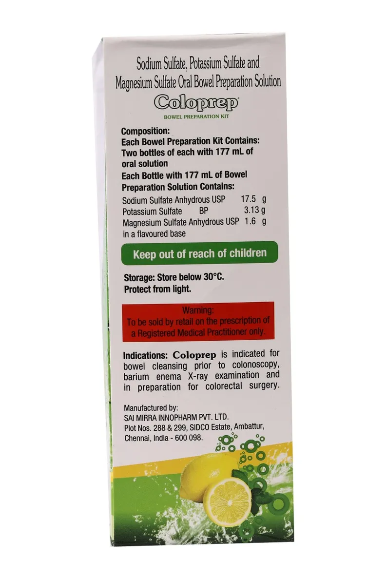 Buy Coloprep Bowel Preparation Kit online | Uses, Side Effects, Price ...