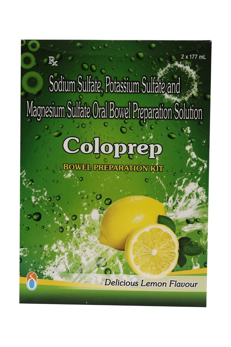 Coloprep Bowel Preparation Kit 177ml Each Delicious Lemon 2 S Price Uses Side Effects