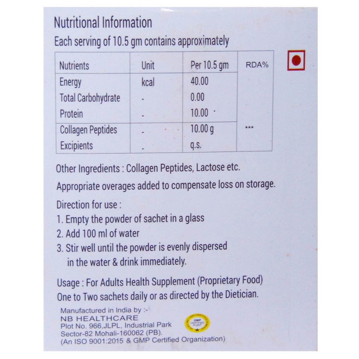 Collavit Orange Flavour Powder 10.5 gm, Pack of 1 Powder Collavit Orange Flavour Powder 10.5 gm, Pack of 1 Powder