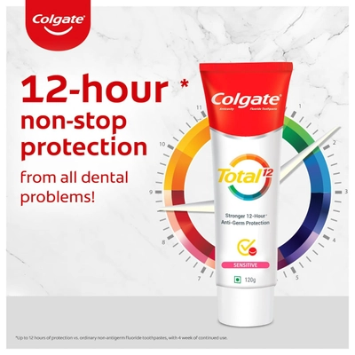 Colgate Total Sensitive Toothpaste, 120 gm, Pack of 1