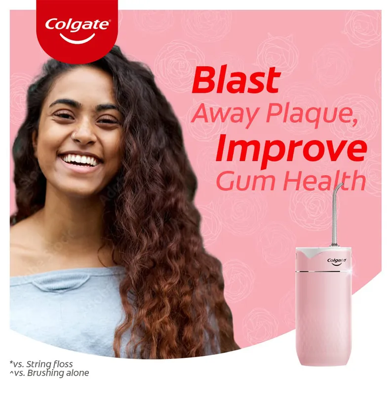 Buy Colgate Water Flosser Pink, 140 ml | 19 Minutes Delivery | Apollo ...