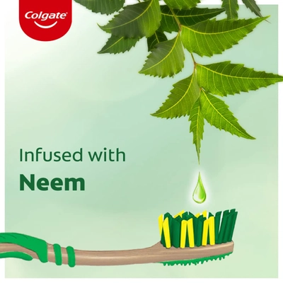 Colgate Zig Zag Neem Medium Tooth Brush 3'S, Pack of 1