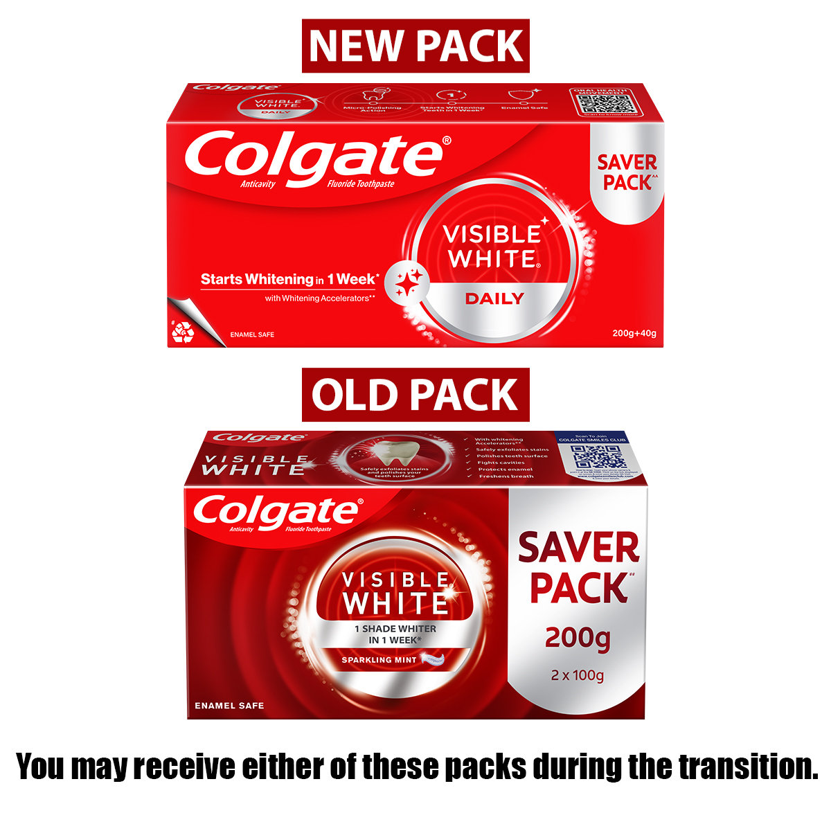 Colgate Visible White Daily Toothpaste, 200 gm + 40 gm Free, Pack of 1 Colgate Visible White Daily Toothpaste, 200 gm + 40 gm Free, Pack of 1