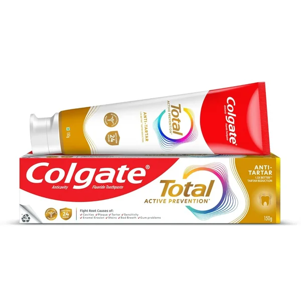 Colgate Total Anti-Tartar Toothpaste, 150 gm