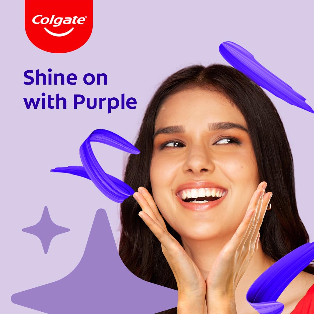 Colgate Visible White Purple Toothpaste, 120 gm, Pack of 1 Colgate Visible White Purple Toothpaste, 120 gm, Pack of 1