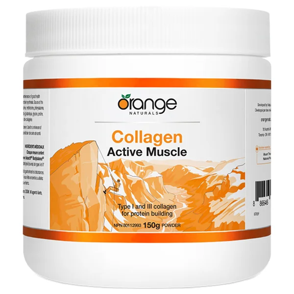 Collagen Active Orange Flavour Powder, 150 gm, Pack of 1