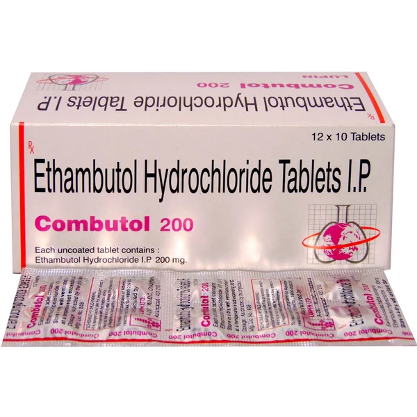 Combutol 200 mg Tablet 10's, Pack of 10 TabletS
